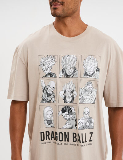 T-shirt manches courtes Dragon Ball Z gris clair homme