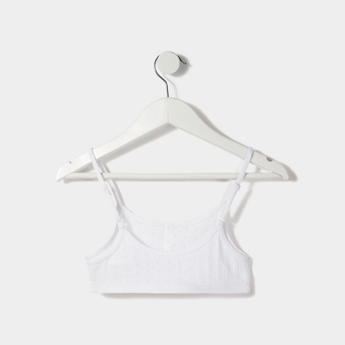 Lot 2 brassières avec boutons blanc fille