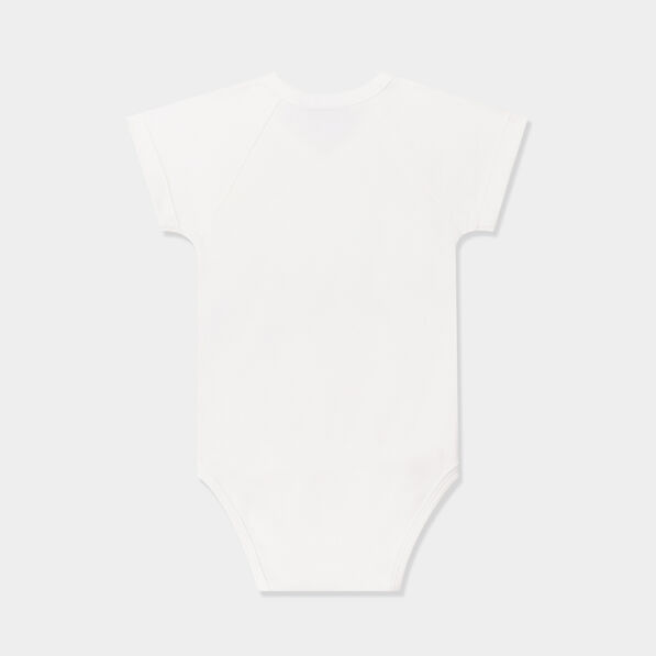 lot de 2 bodies manches courtes coton ivoire bebe Lot de 2 bodies manches courtes coton ivoire bébé