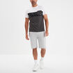T-shirt manches courtes 1 poche Liberto gris foncé homme