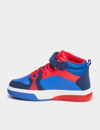 Baskets montantes lumineuses Spider-Man multicolore garçon