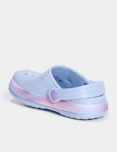 Sabots de plage paillettes Stitch multicolore fille