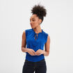T-shirt taille smockée Creeks bleu roi femme