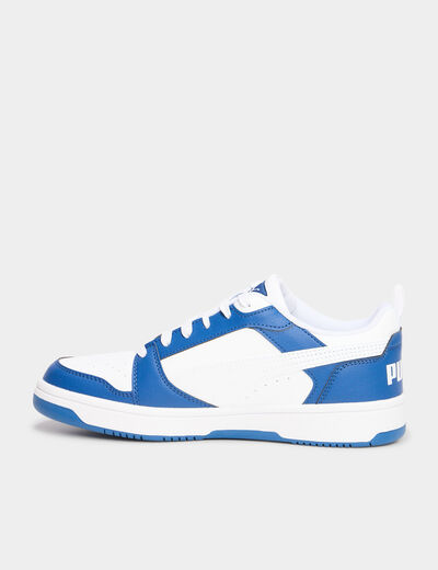 Tennis basses à lacets Puma Rebound bleu roi garçon