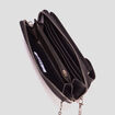 Sac pochette &agrave; bandouli&egrave;re noir femme