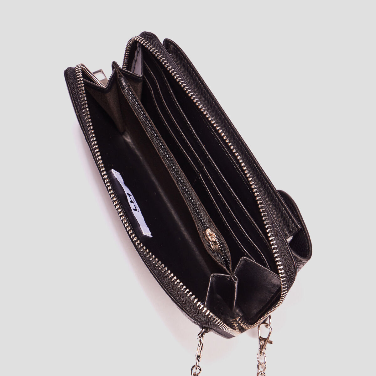 Sac pochette &agrave; bandouli&egrave;re noir femme