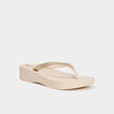 Tongs plateformes Ipanema sable femme