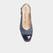 Escarpins pied large Confortissimo bleu marine femme