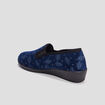 Chaussons emboîtants bleu marine femme