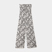 Combinaison pantalon bustier fluide blanc femme