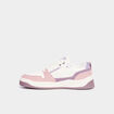 Tennis basses semelle plate &eacute;paisse violet femme