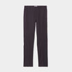 Pantalon de costume droit avec pinces gris fonc&eacute; homme