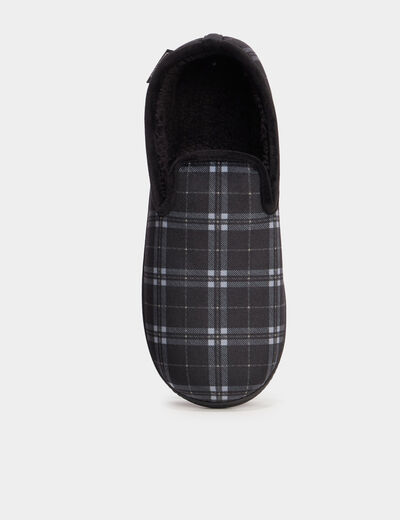 Chaussons fourrés Isotoner bleu homme