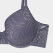Lot 2 soutiens-gorge corbeille dentelle bleu gris femme