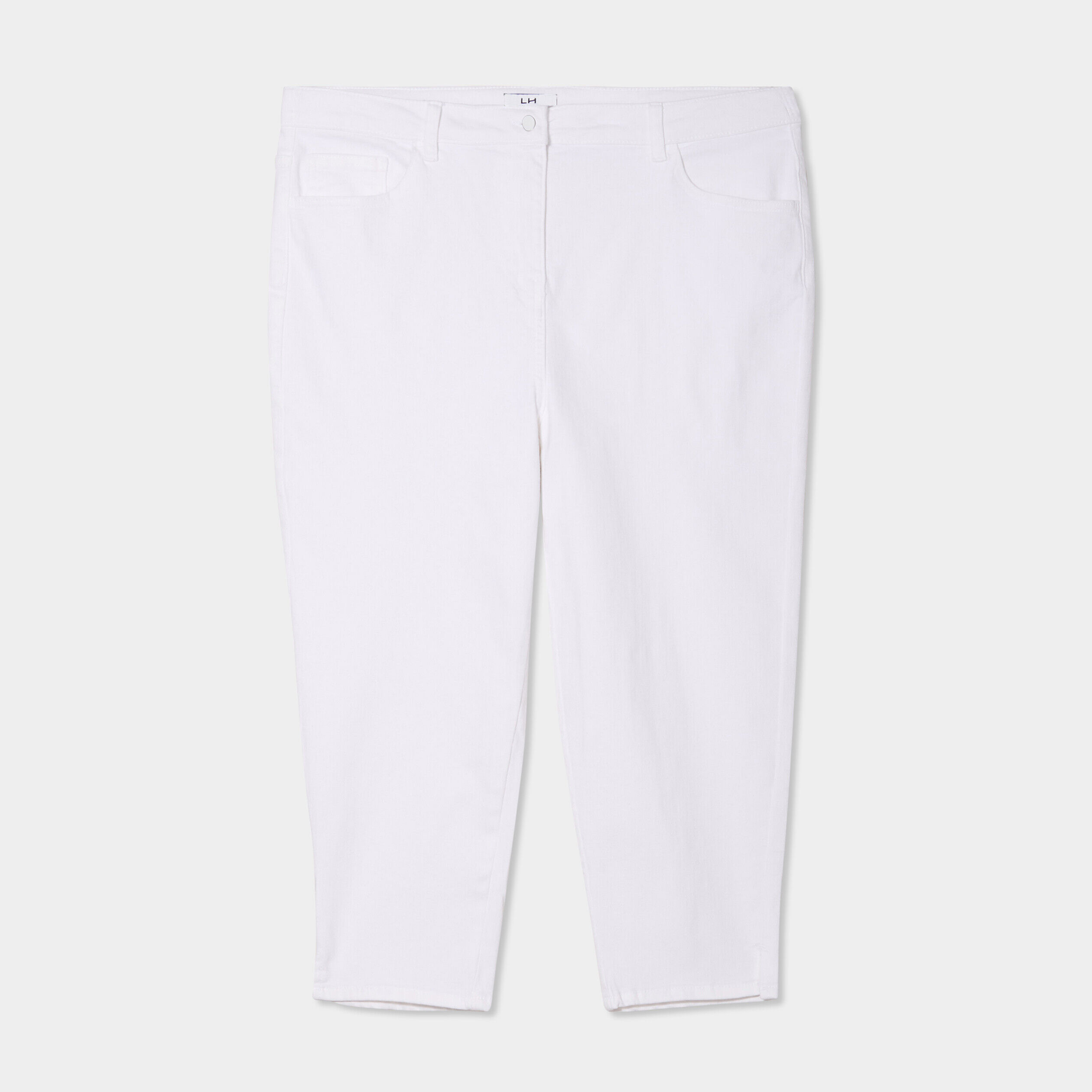 Jean Capri Femme Taille Haute - Stretch, Coton, Coupe Skinny, Pantacourt été Léger - 2