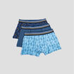 Lot 3 boxers bleu homme