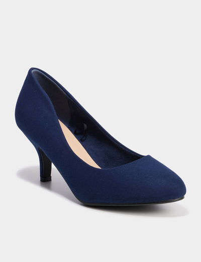 Escarpins à talons bleu marine femme