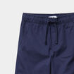 Pantalon battle taille élastiquée coton bleu marine garçon
