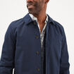 Parka longue boutonnée Creeks bleu marine homme