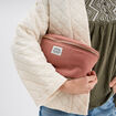 Sac banane bandoulière ajustable vieux rose femme