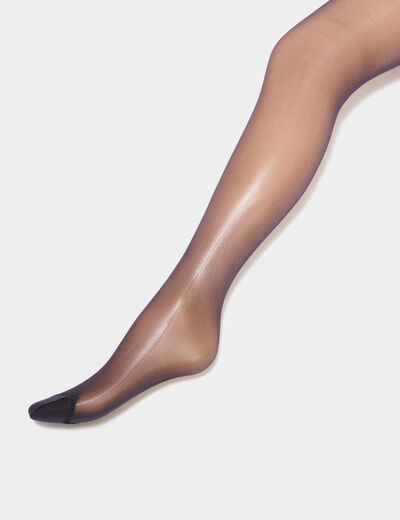 Lot 2 collants 20 D DIM Body Touch noir femme