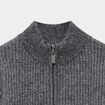 Pull droit col camionneur gris gar&ccedil;on