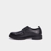 Derbies crant&eacute;es &agrave; lacets noir homme