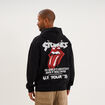 Sweat hoodie 1 poche The Rolling Stones gris fonc&eacute; homme