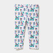 Legging corsaire coton Stitch blanc fille
