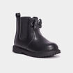 Bottines chelsea Minnie noir fille