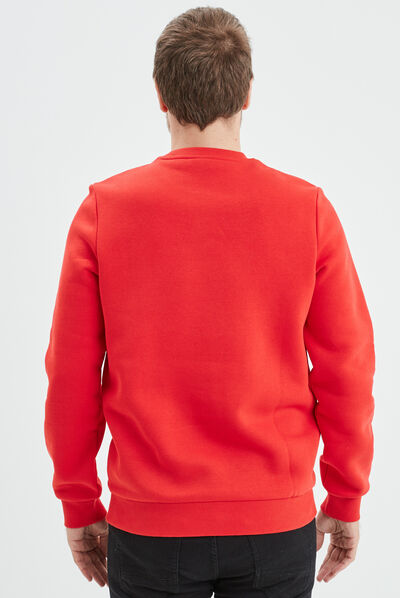 Sweat de Noël col rond Rick et Morty rouge homme