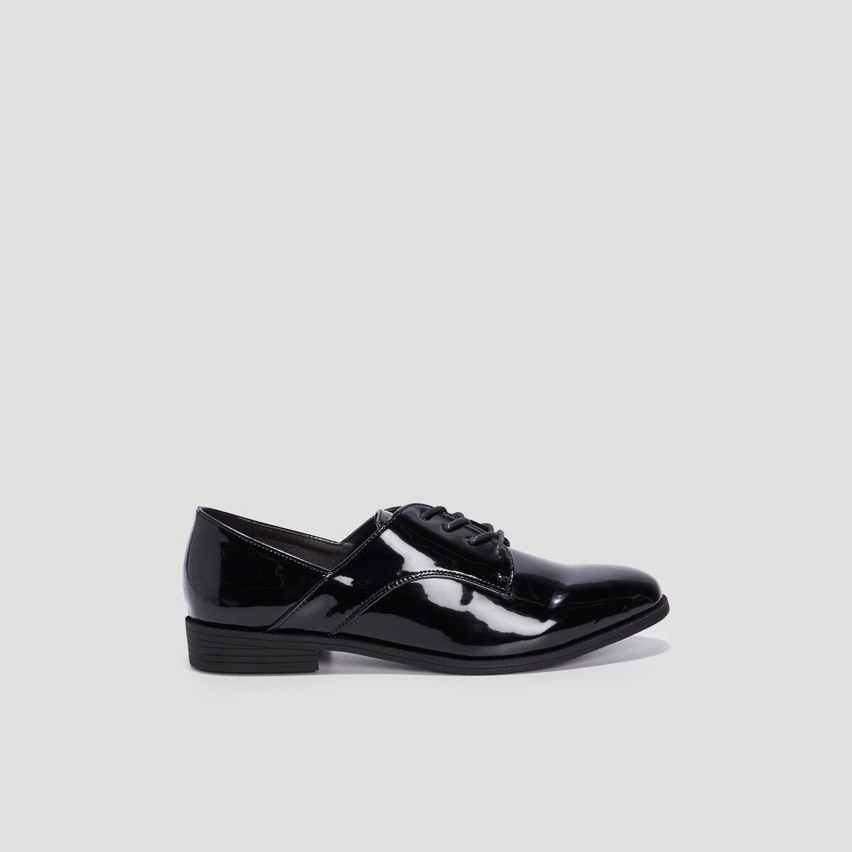 Derbies vernies noir femme