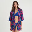 Soutien-gorge forme corbeille bleu electrique femme