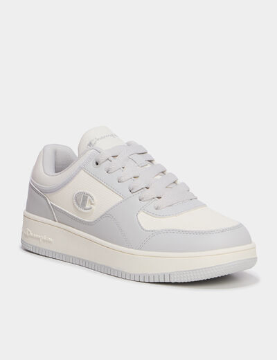 Baskets &agrave; lacets RD18 LOW Champion bleu gris femme