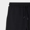 Pantalon de jogging molleton noir fille