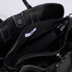Sac &agrave; main avec bandouli&egrave;re noir femme