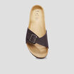 Mules avec boucles marron homme