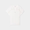 Blouse manches courtes gaze de coton blanc femme