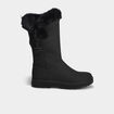 Bottes fourr&eacute;es avec boucles noir femme