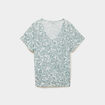 T-shirt manches courtes ecru femme grande taille