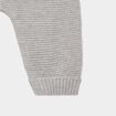 Pantalon tricot coton gris clair b&eacute;b&eacute;
