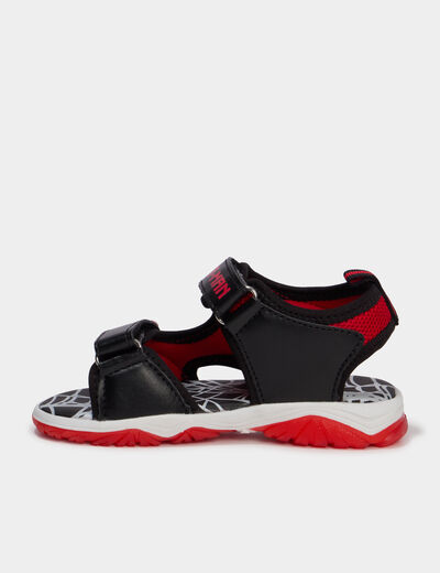 Sandales semelles lumineuses Spider-Man rouge gar&ccedil;on