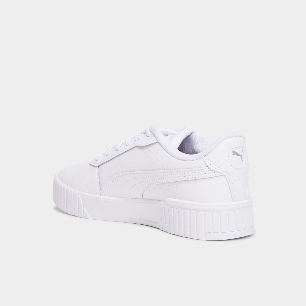 Tennis à lacets Puma Carina blanc femme