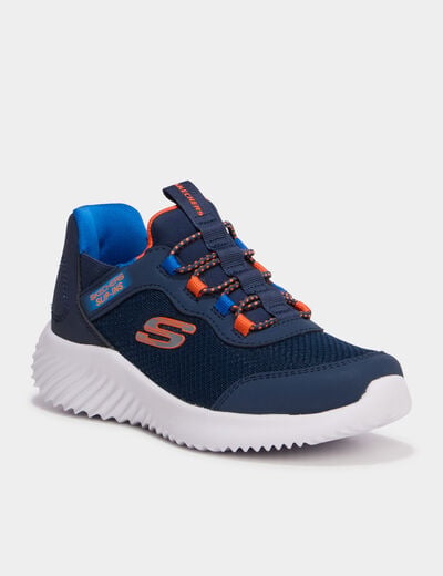 Baskets running Slip-ins Brisk Burst bleu gar&ccedil;on