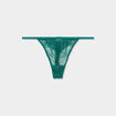 String en dentelle vert fonc&eacute; femme