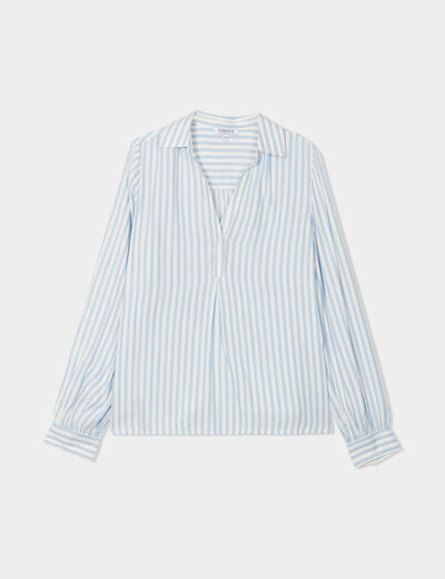 Blouse à manches longues Creeks blanc femme
