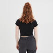 T-shirt manches courtes noir femme
