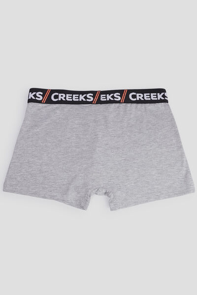 Lot 3 boxers coton Creeks noir homme