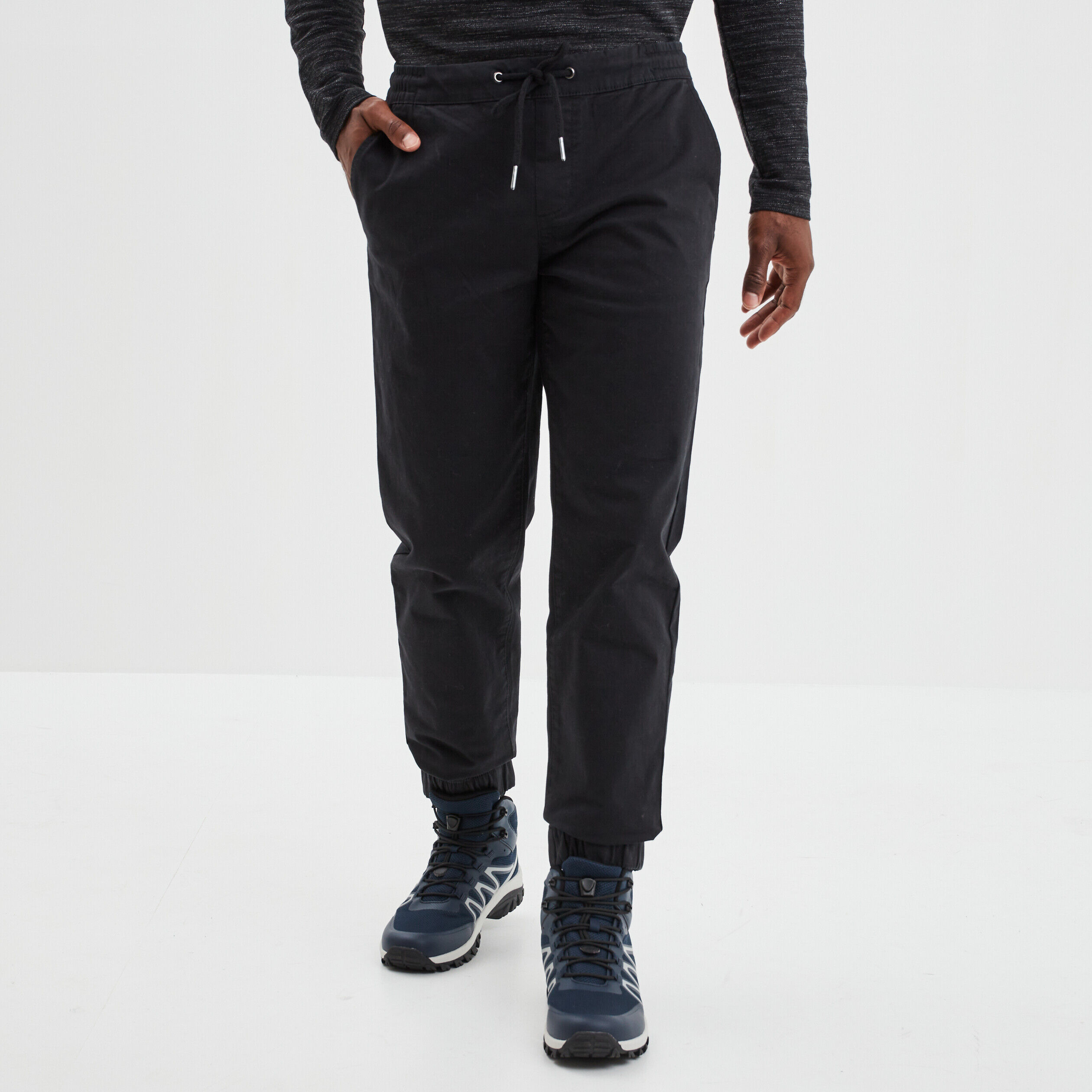 Pantalon jogpant noir homme LH