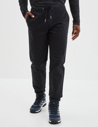 Pantalon jogpant noir homme